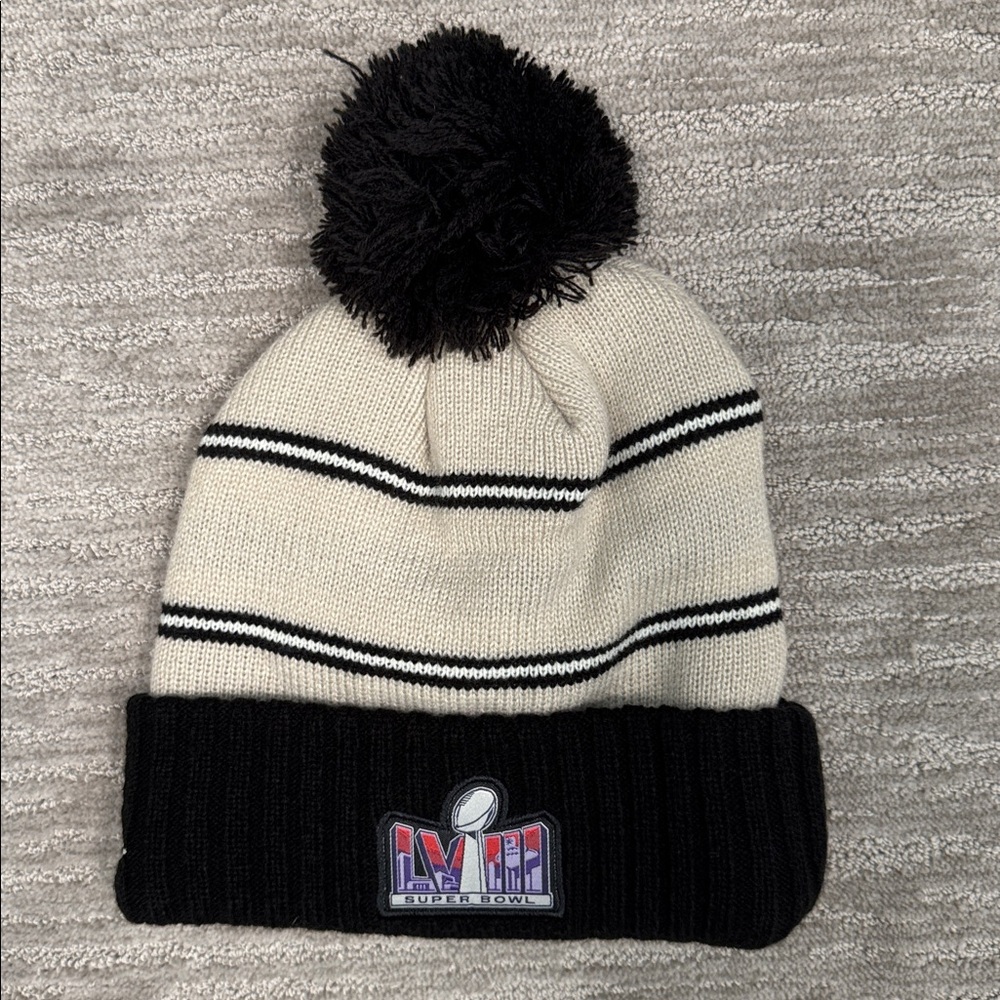 NFL SF 49ers Super Bowl LVIII Beanie NWT - Picture 2 of 4